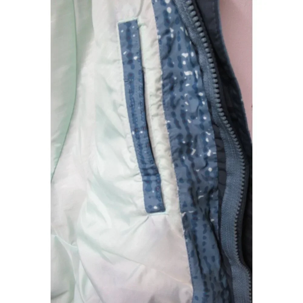 Columbia Bugaboo II Teal Blue Coat Jacket Women's XL Interchangeable Zip Up READ - Picture 11 of 11